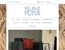 Tablet Screenshot of bigbluemoma.com